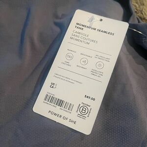 Momentum Seamless Tank in Blue